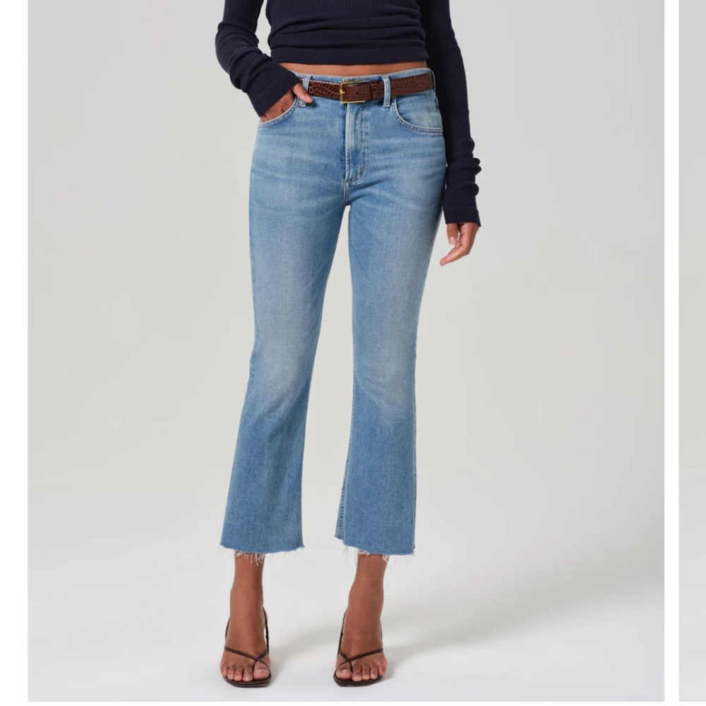 Citizens of Humanity COH Isola Cropped Denim Jeans Size 28